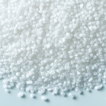 Macro polymer granules texture, clean industrial material background, minimal design