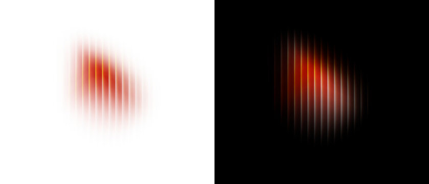 Png soft glass gradient texture with ripple pattern and wavy light distortion on transparent background