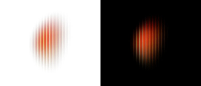 Png soft glass gradient texture with ripple pattern and wavy light distortion on transparent background
