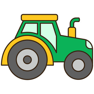Tractor Vector Illustration