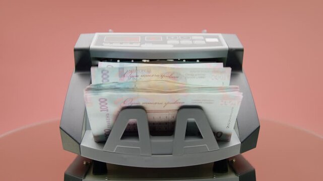 Ukrainian Hryvnia Cash Counting Machine