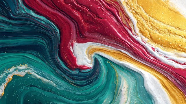 Dynamic abstract swirl art creative studio digital artwork colorful palette close-up visual expression