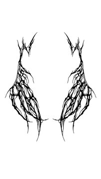 Cybersigilism tattoo tribal design