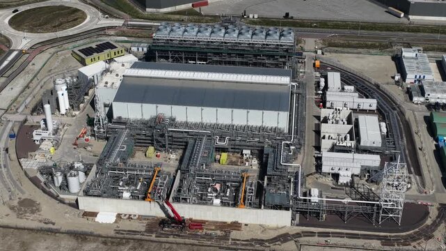 Aerial View of Holland Hydrogen 1 Rotterdam