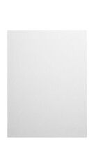 Fototapeta premium Blank white paper isolated on transparent background