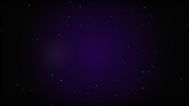 Night Sky With Soft Purple Glow And Stars.