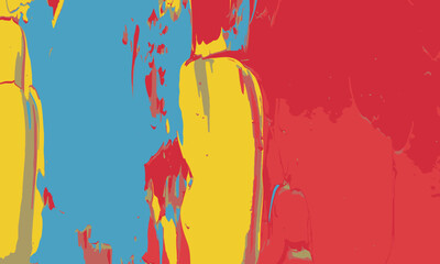 Obraz premium Luxury Abstract Oil Paint Texture Background with Primary Colors