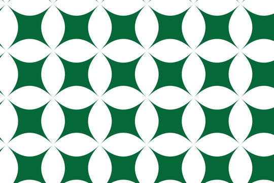  Seamless geometric pattern with green and white four pointed stars |
| Traditional Islamic star lattice background in emerald green and white |
| Moroccan zellige inspired geometric tile pattern 