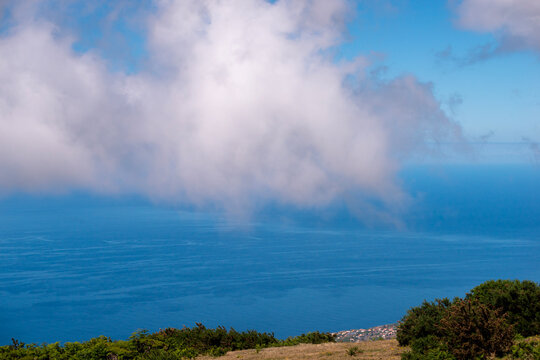 clouds formation at Madeira Island