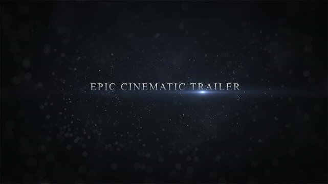 Film epic cinematic trailer.