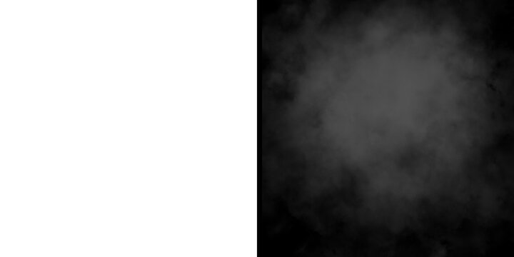 Fog Floating on Transparent Background in Daylight with Soft Atmospheric Mist and No Visible Sun or Blue Sky.