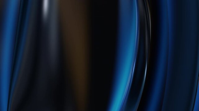 Sleek, high-tech blue curved surfaces moving with professional fluidity. Perfect for architectural backgrounds, corporate presentations, and premium website headers.