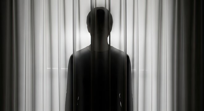 An Intriguing Portrait in a Dimly Lit Room