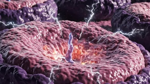 Allergen Trigger IgE Receptor Mast Cell Chain Reaction Macro