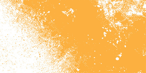 A seamless vector design featuring a bright abstract orange background with gold stars and a magic grunge texture for a celebration wallpaper © Asad Shehbaz 2.0