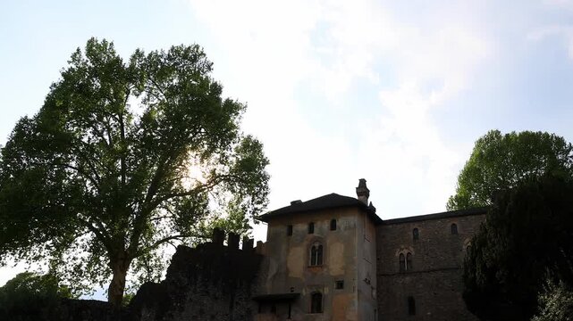 the historic center of locarno switzerland 4k video