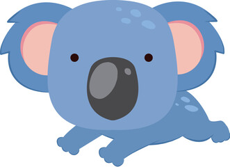 koala running illustration © JoyImage