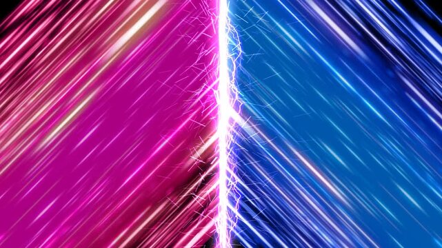 Steep diagonal speed lines collision with electric energy burst_VSBG_VD45UP_2604