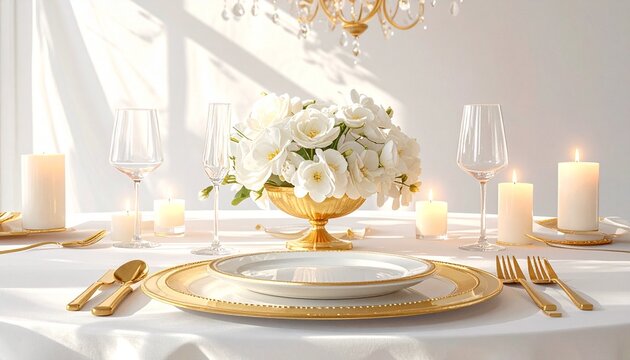 wedding table setting