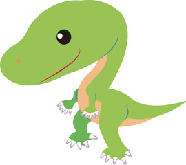 Fototapeta premium cute dinosaur sticker