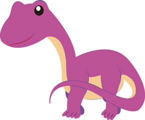 Naklejka premium cute dinosaur sticker