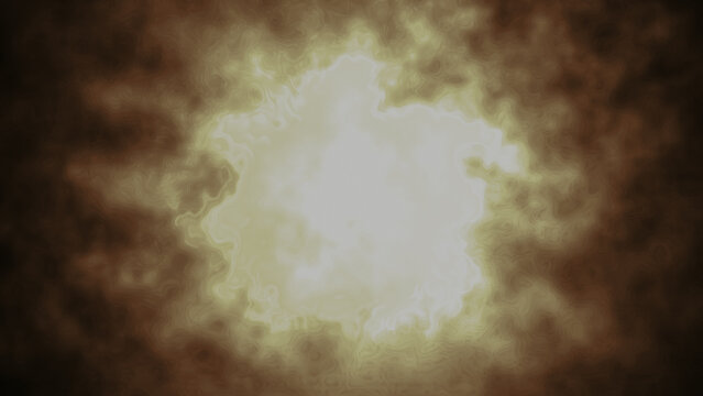 Dreamlike cloud structure creates calm depth on dark background
