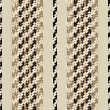 Bibre vector lines texture, luxurious seamless pattern textile. Lady stripe fabric background vertical in light and orange colors.
