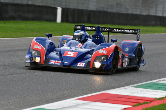 Scarperia, Italy - October 12th 2024: LMP1 Ginetta Zytek 09S ex Greg, Leo and Nigel Mansell in action during practice session at Mugello Circuit.