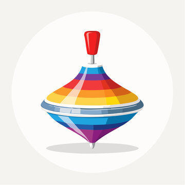 Colorful Spinning Top Toy