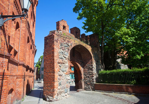 Brama zamkowa, Toruń, Polska, Castle gate, Toruń, Poland
