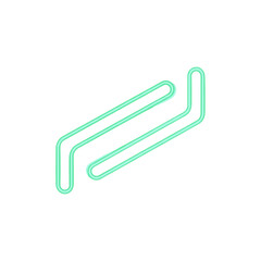 Obraz premium Abstract geometric lines with a neon glow effect