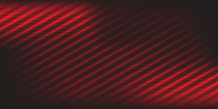 Latar Belakang Gradien Halftone Merah dan Hitam Abstrak. Titik lingkaran kecil hingga besar.