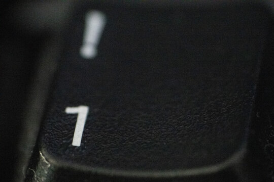 tastatur taste buchstabe 7