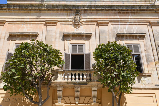 View at the historic town of Mdina on Malta