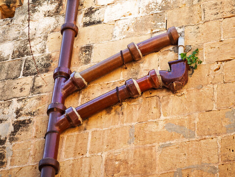 Detail at the historic town of Mdina in Malta