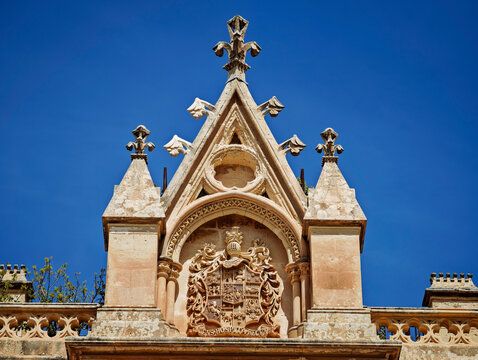 Detail at the historic town of Mdina in Malta