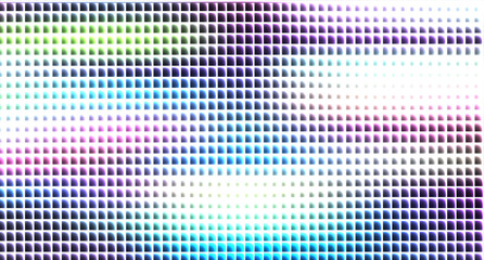 Fototapeta premium gradient dot pattern with colorful spheres