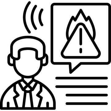 Corporate Misconduct Icon Vector Element