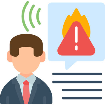 Corporate Misconduct Icon Vector Element