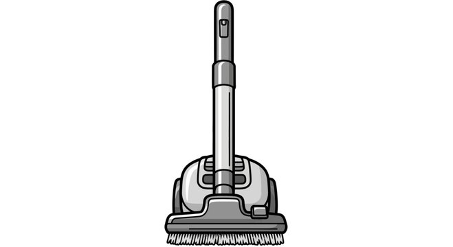 Modern vacuum cleaner illustration, isolated on white background