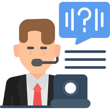 Help Desk Icon Vector Element