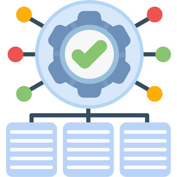Database Management Icon Vector Element
