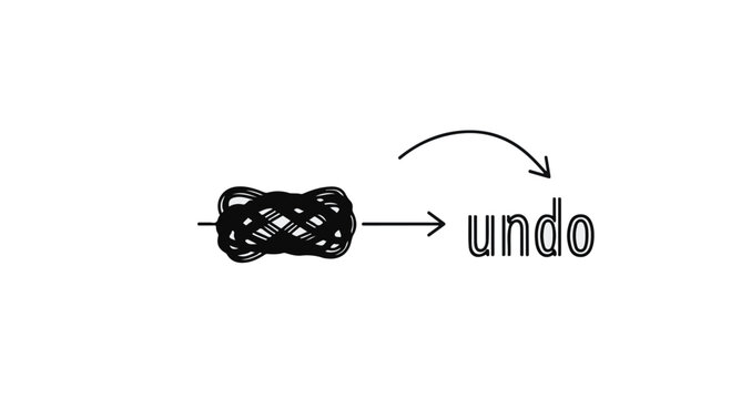 undo knot untying rope unfasten