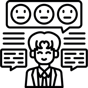 Sentiment Analysis Icon Vector Element