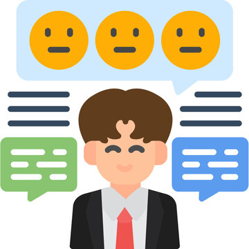 Sentiment Analysis Icon Vector Element