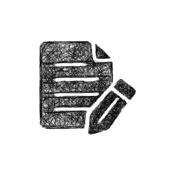Sketch data rectification icon design