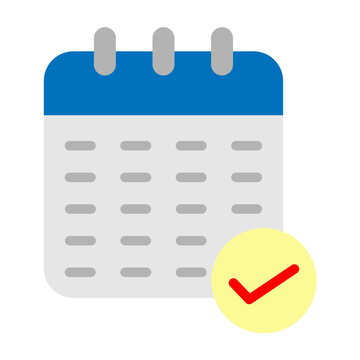 Work Routine Vector Flat Icon Design