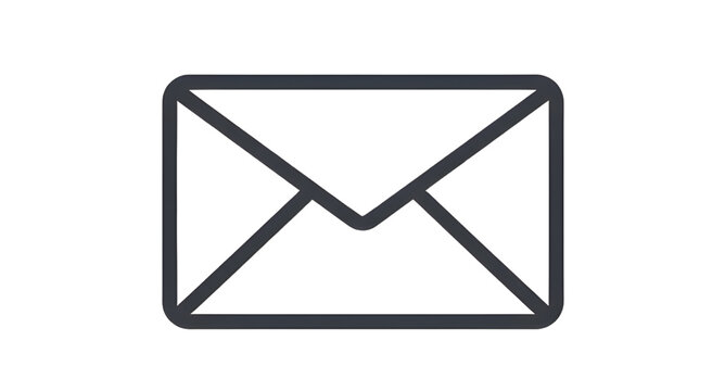mail icon vector illustration, flat envelope symbol design, email communication graphic, modern message icon artwork, digital inbox vector symbol, minimalist contact illustration, notification app ico