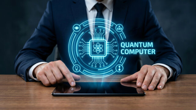 Quantum computing network security quantum computer cybersecurity data protection business. Quantum computing network security encryption future protection innovation