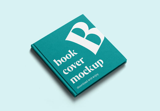 Perspective Lying Book Mockup